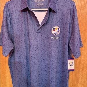 Blue Ryder Cup Men's Polo Golf Shirt - Barstool Sports